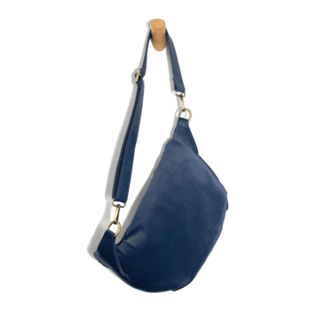 Velvet Sling Belt Bag - Lavender Hills BeautyJoy SusanL8197-99