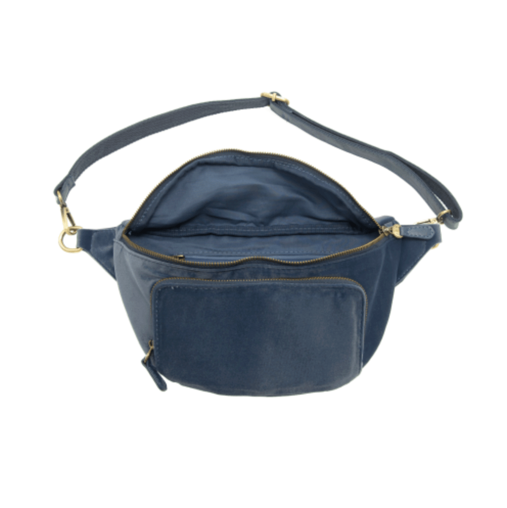 Velvet Sling Belt Bag