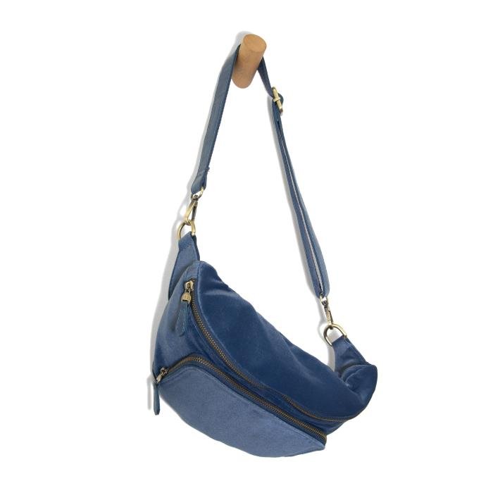 Velvet Sling Belt Bag