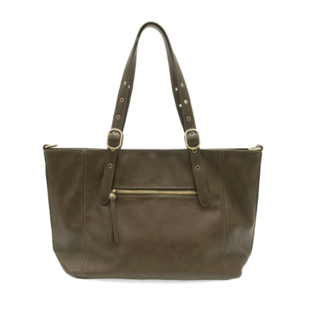 Studded Tote Handbag Purse - Lavender Hills BeautyJoy SusanL8239-00