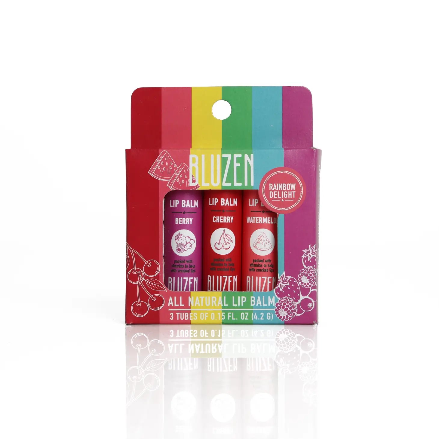 Lip Balm Variety 3-Pack - Rainbow Delight
