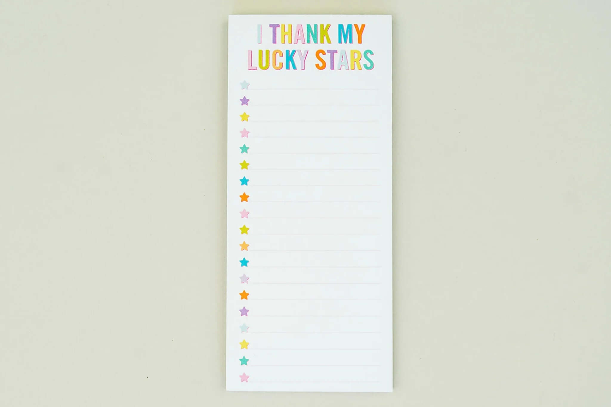 Lucky Stars List Note Pad Taylor Elliott Designs
