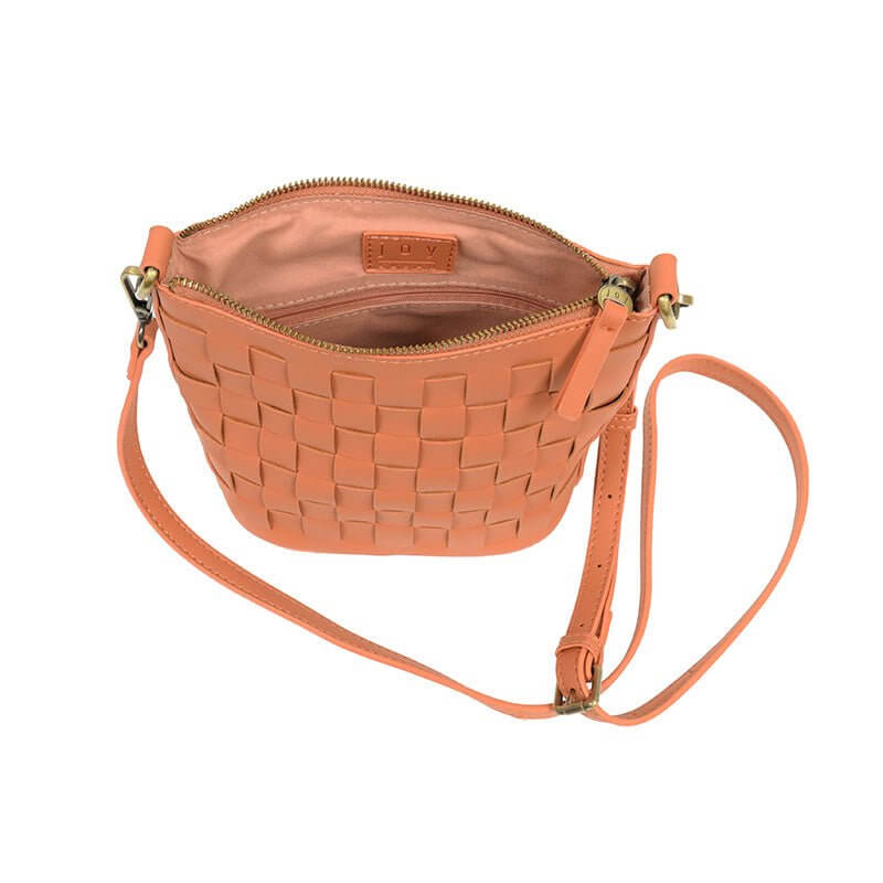 Macie Woven Crossbody Purse - Lavender Hills BeautyJoy SusanL8109-32