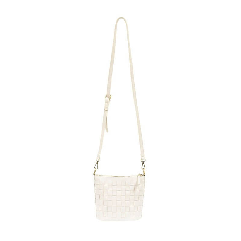 Macie Woven Crossbody Purse - Lavender Hills BeautyJoy SusanL8109-01