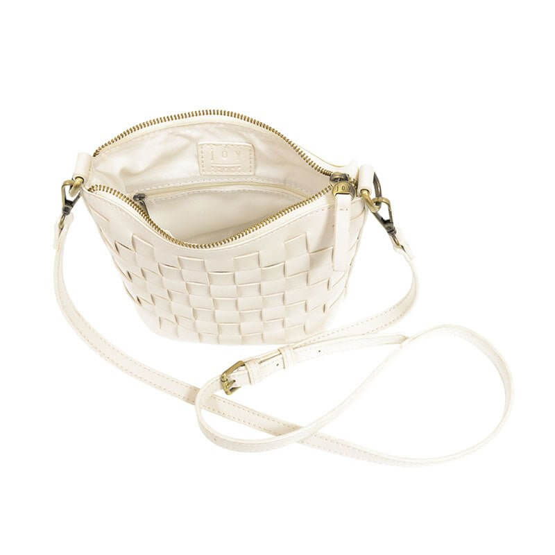 Macie Woven Crossbody Purse - Lavender Hills BeautyJoy SusanL8109-16