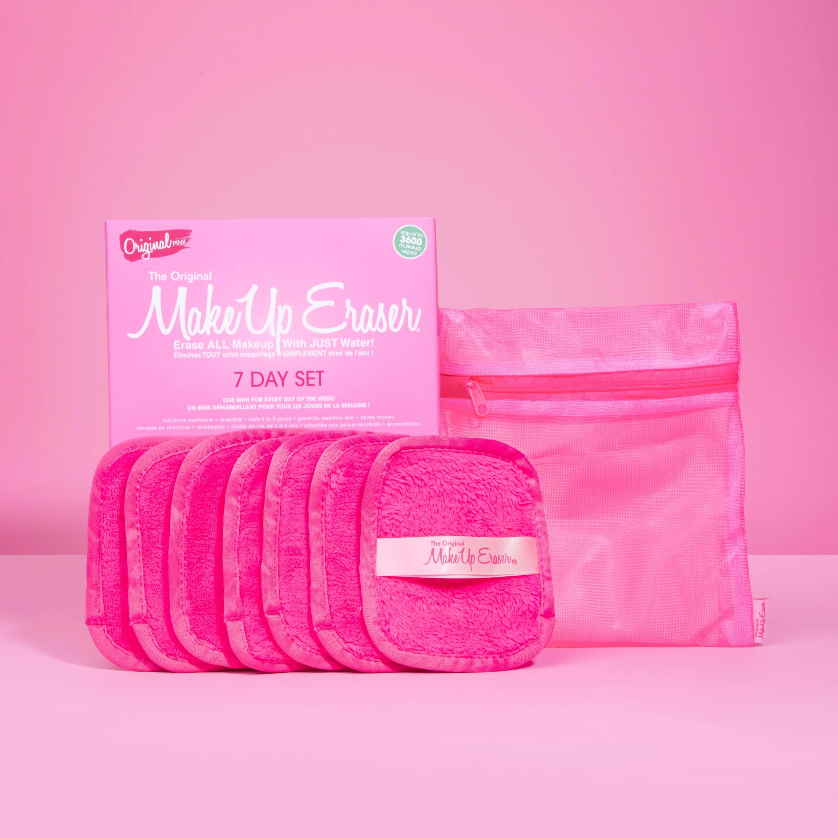 Make Up Eraser Original Pink 7-Day Set - Lavender Hills BeautyMakeup EraserRT7DPNK01
