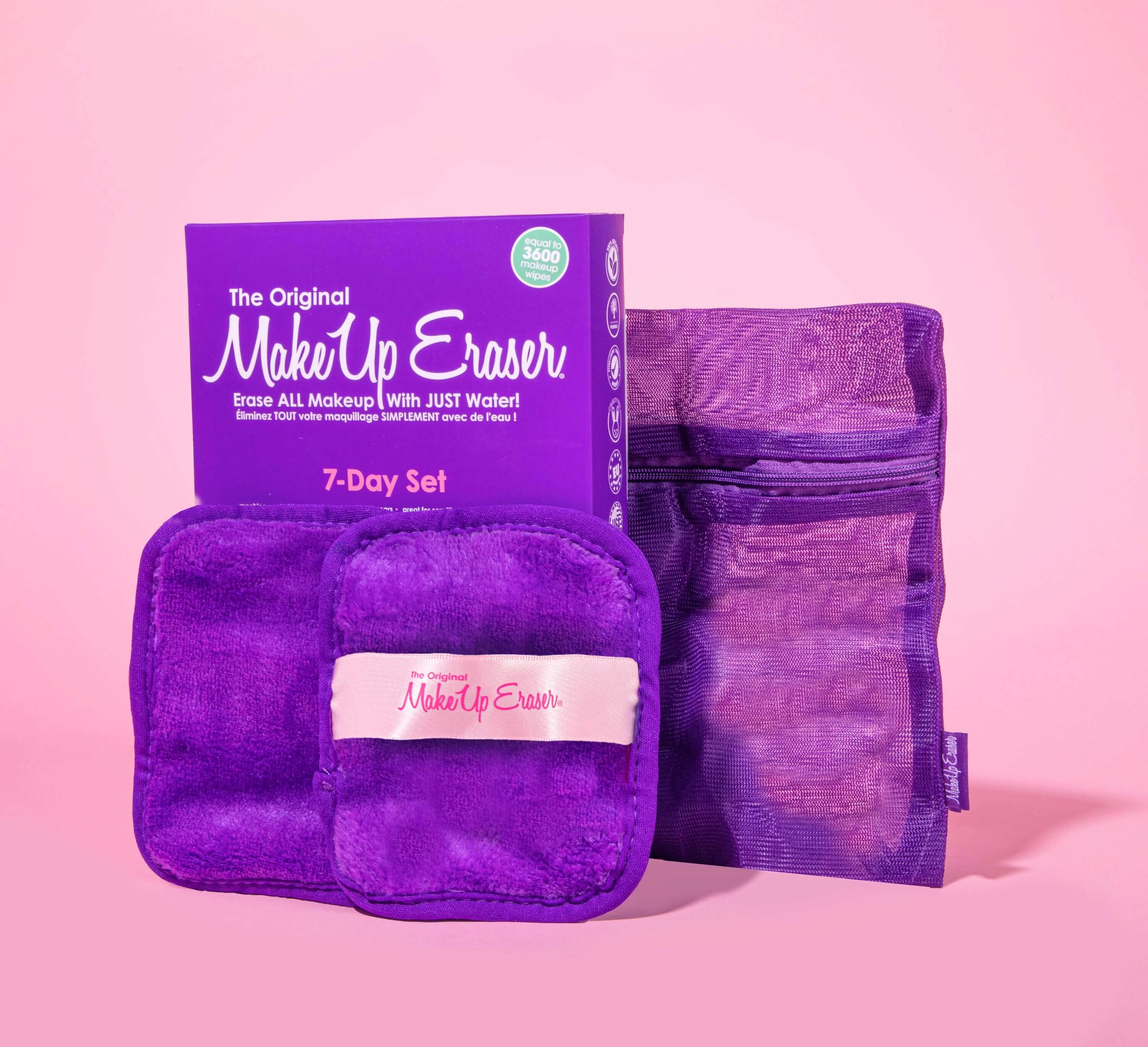 Make Up Eraser Queen Purple 7-Day Set - Lavender Hills BeautyMakeup EraserRTDX01