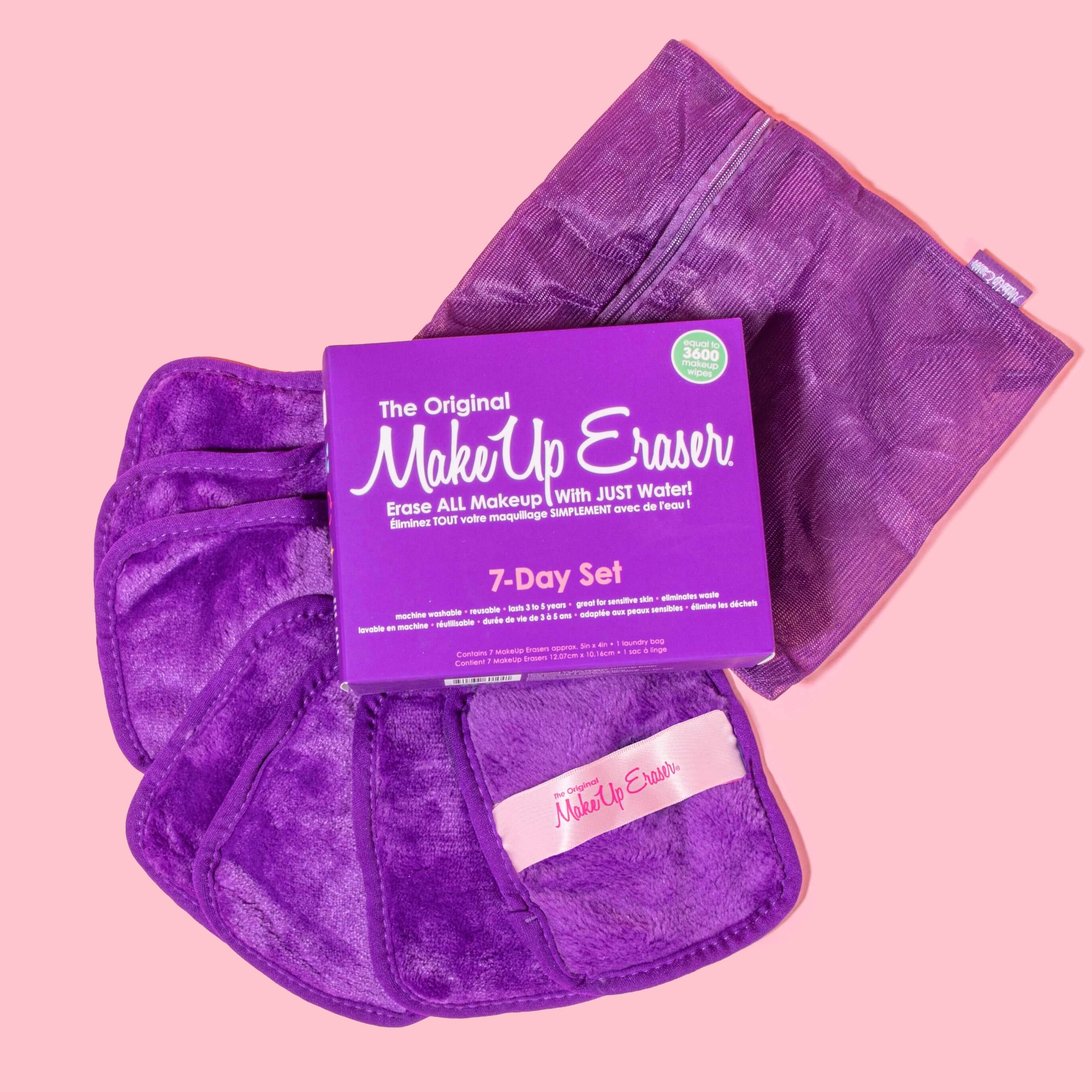 Make Up Eraser Queen Purple 7-Day Set - Lavender Hills BeautyMakeup EraserRTDX01