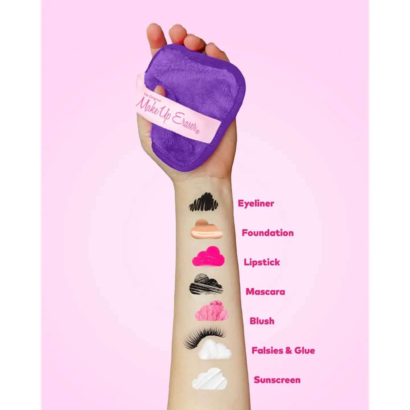 Make Up Eraser Queen Purple 7-Day Set - Lavender Hills BeautyMakeup EraserRTDX01