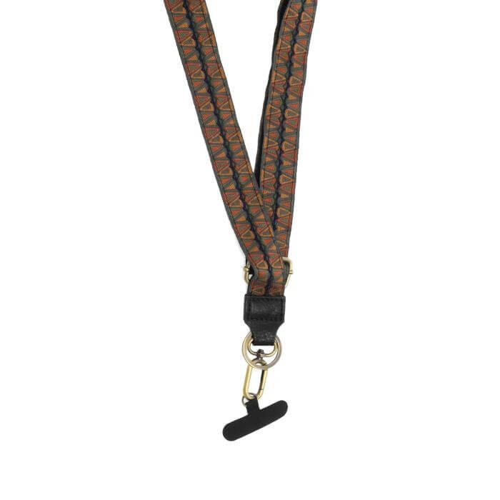 Multi Triangle Motif Adjustable Lanyard - Lavender Hills BeautyJoy SusanLL007 - 25