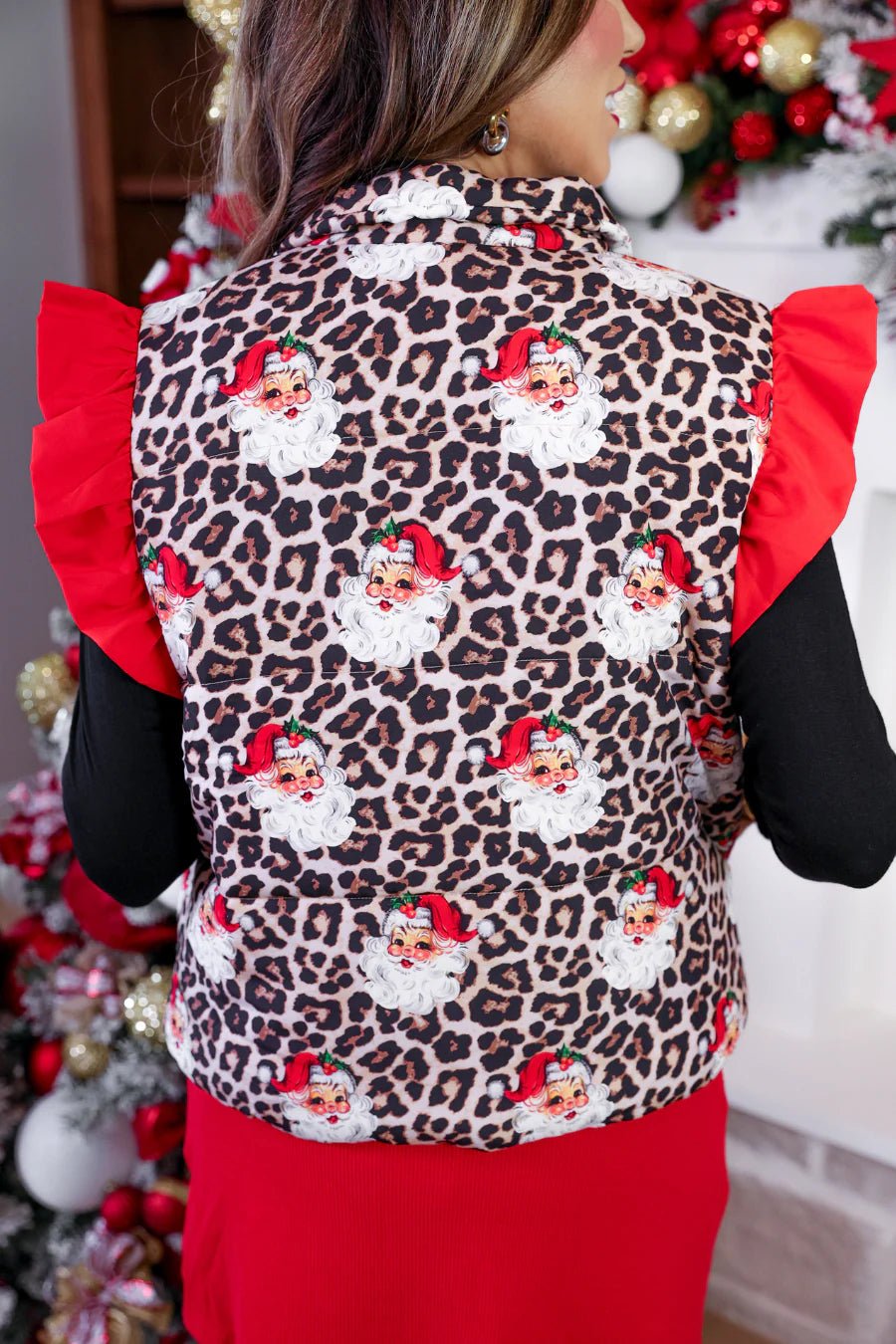 Santa Safari Chic Puffer Vest