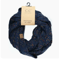 C.C Beanie Flecked Infinity Scarf - Lavender Hills BeautyC.C Beanie