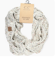C.C Beanie Flecked Infinity Scarf - Lavender Hills BeautyC.C Beanie