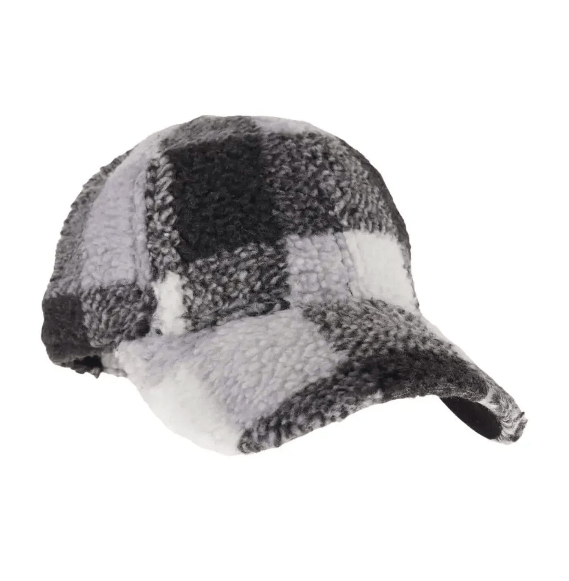 Buffalo Check Sherpa C.C Ball Cap - Lavender Hills BeautyC.C Beanie