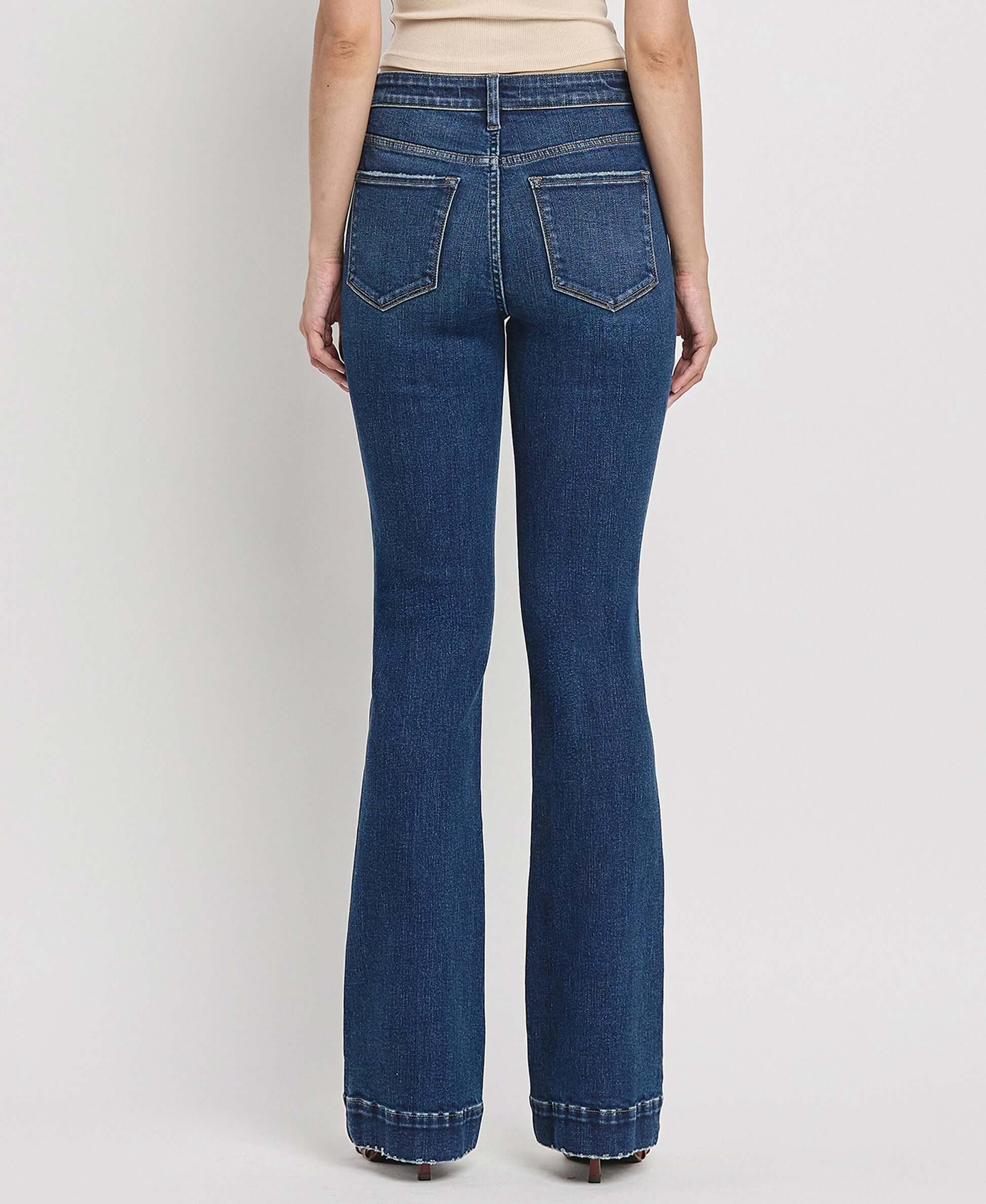 Vervet by Flying Monkey Sustainability High Rise Trouser Fit Boot Cut Jeans Vervet by Flying Monkey