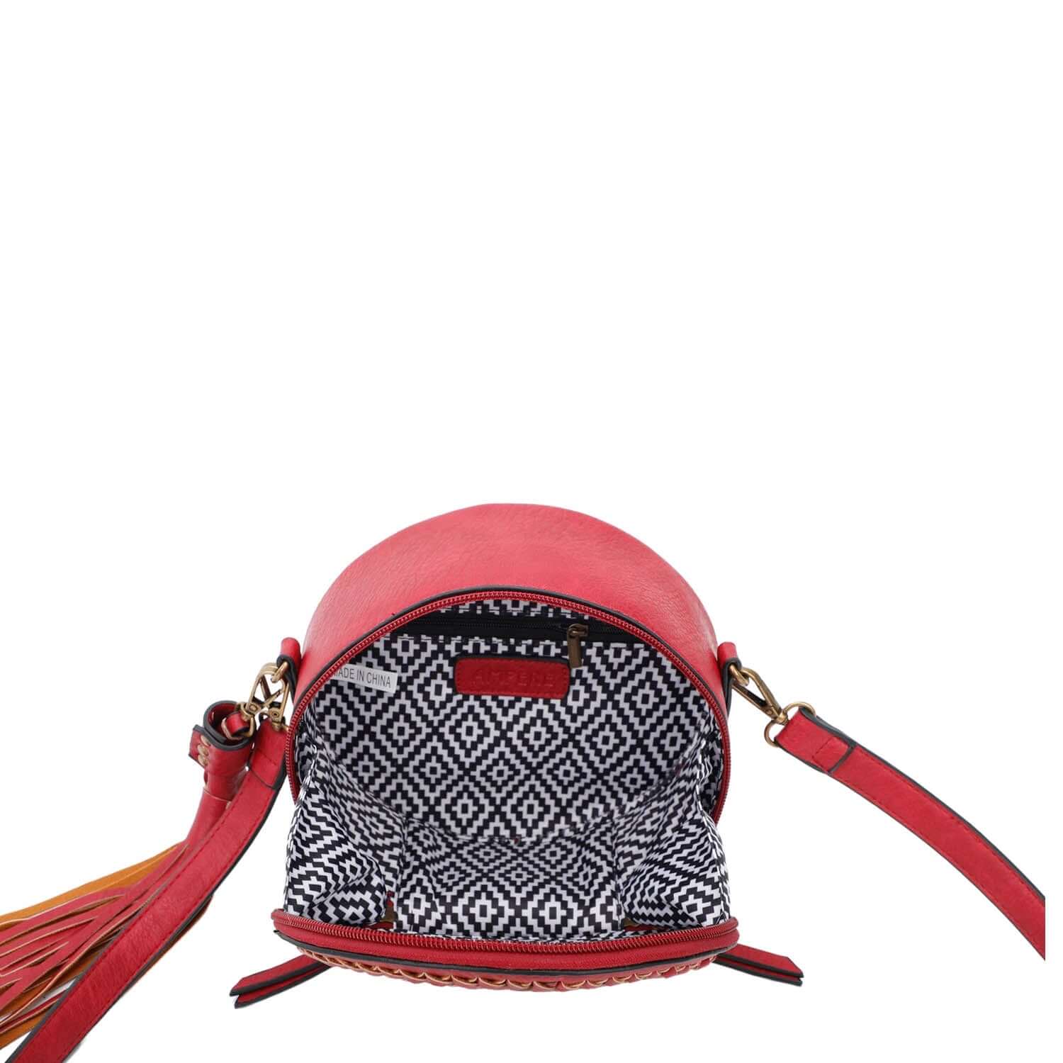 Suzie Round Crossbody Purse Ampere Creations