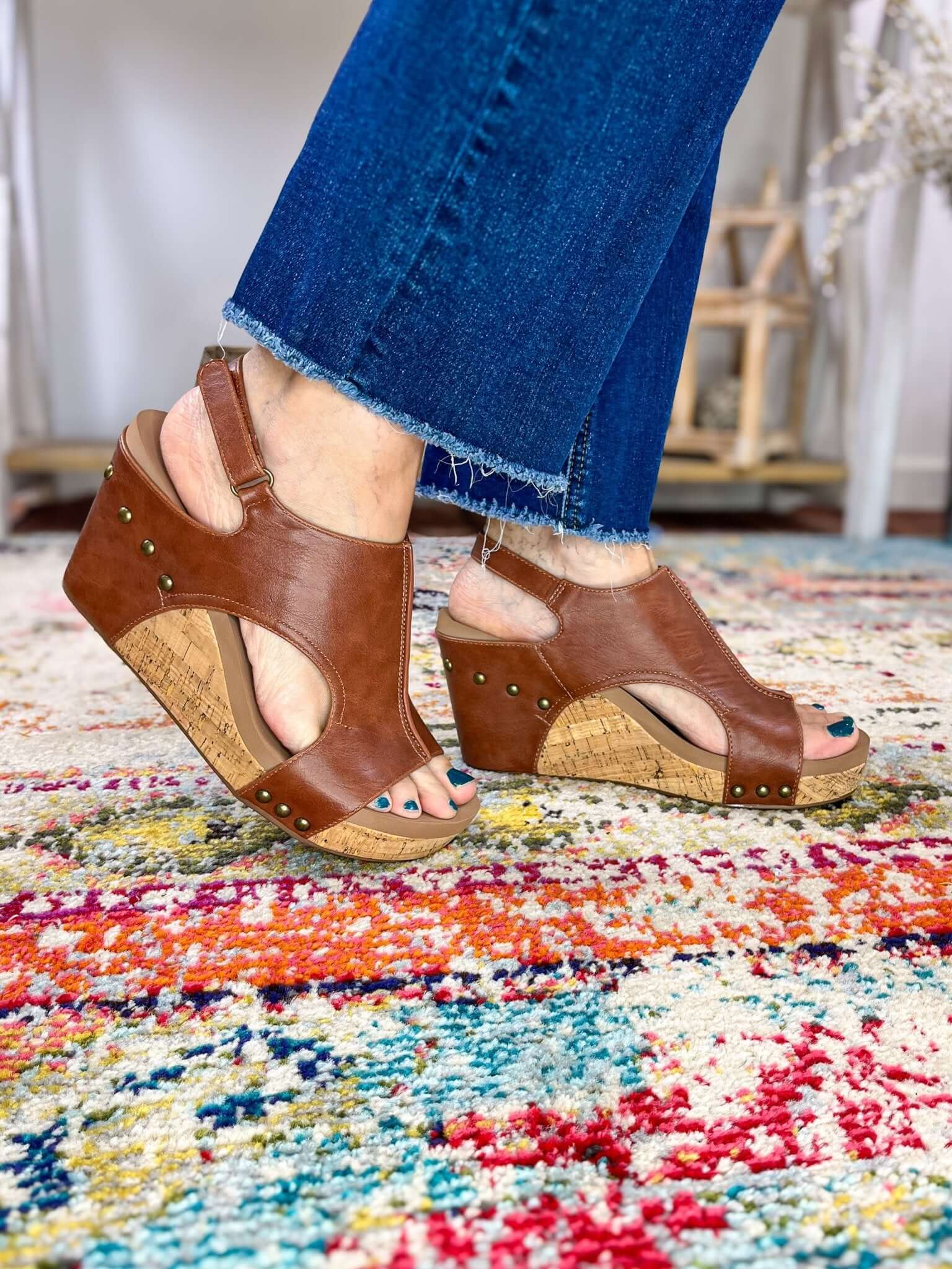 Corky's Footwear Tiffanee Wedge Sandal - Lavender Hills BeautyCorkys Footwear41 - 0266 - WHSK - 6