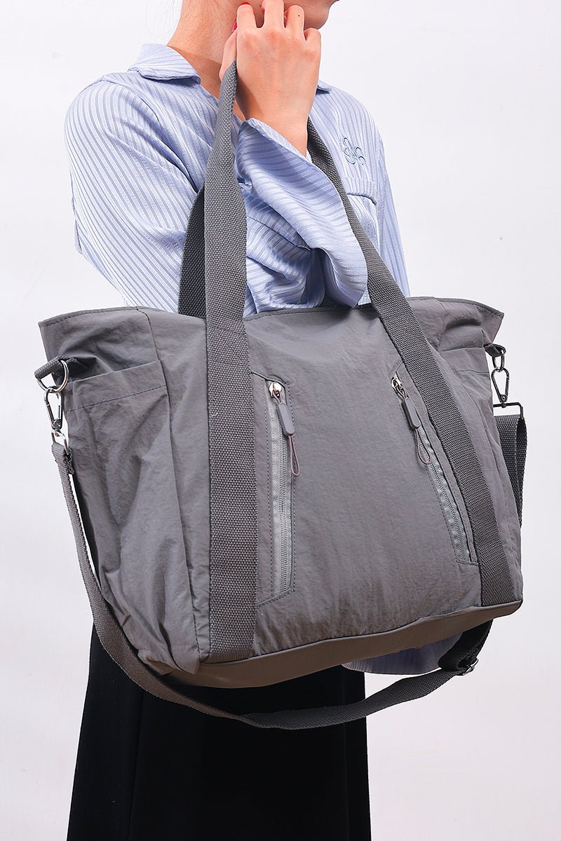 City Essentials Duffle Tote Bag - Lavender Hills BeautyZenana