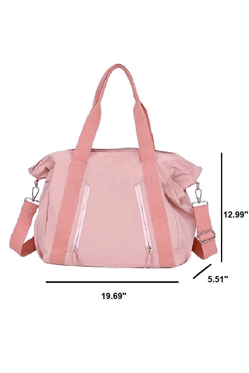 City Essentials Duffle Tote Bag - Lavender Hills BeautyZenana