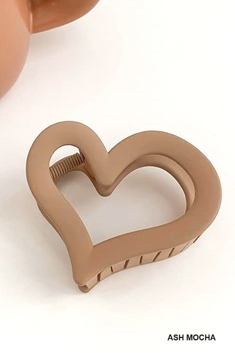 Medium Heart Shape Hair Clip - Lavender Hills BeautyLavender Hills BeautyU - 365 - ASHMOC