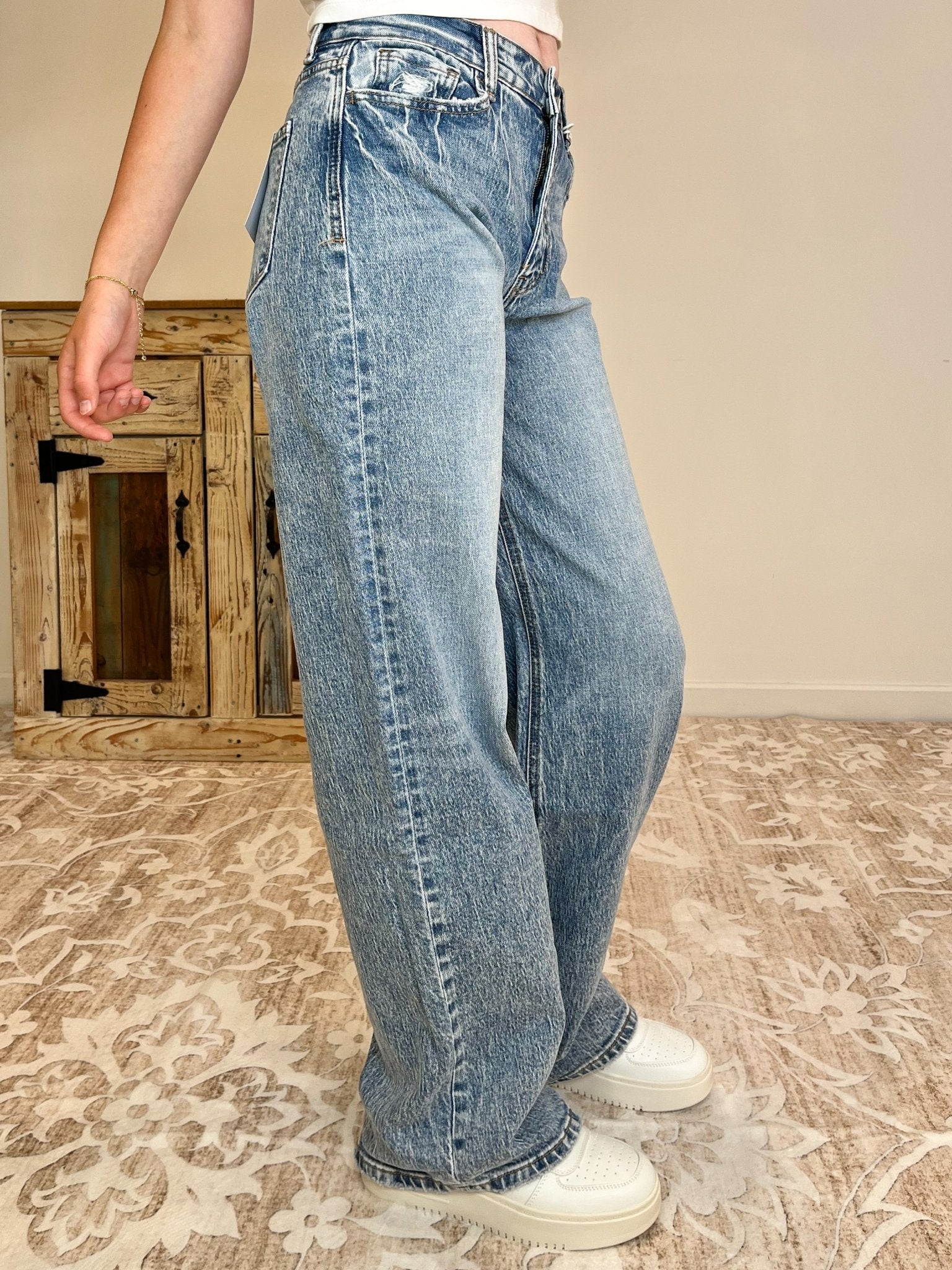 Vervet Clare 90's Wide Leg Jean - Lavender Hills BeautyVervet by Flying MonkeyT6242 - 24