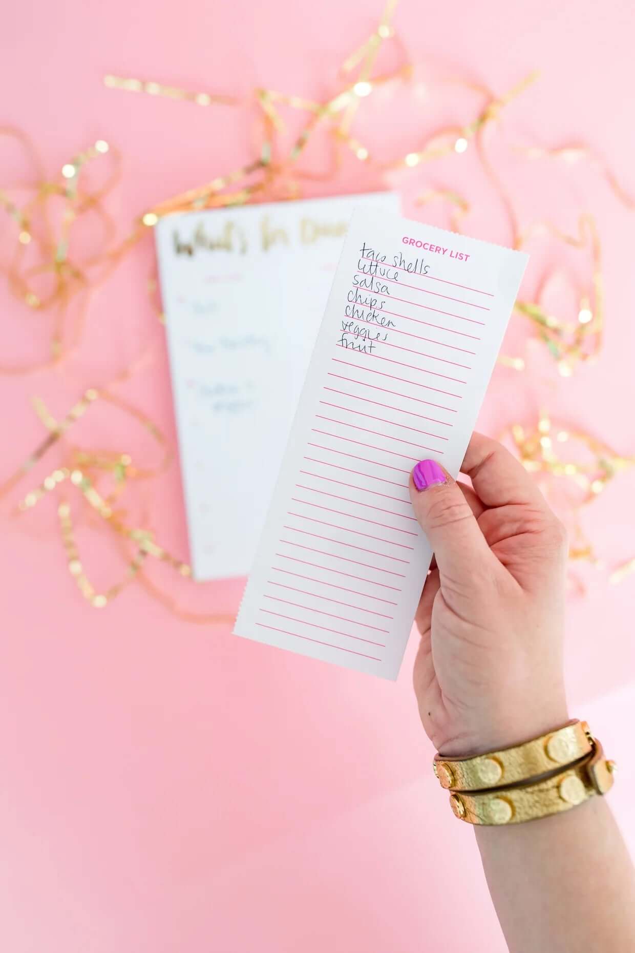 What's for Dinner Meal Planning Notepad - Lavender Hills BeautyTaylor Elliott DesignsNP-01