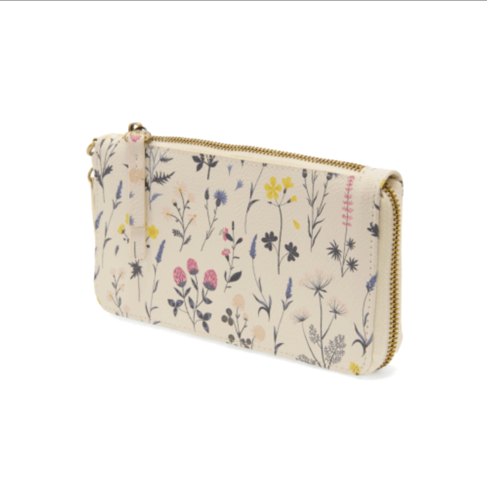 Zip Around Wallet Wristlet - Floral - Lavender Hills BeautyJoy SusanL8216 - 00