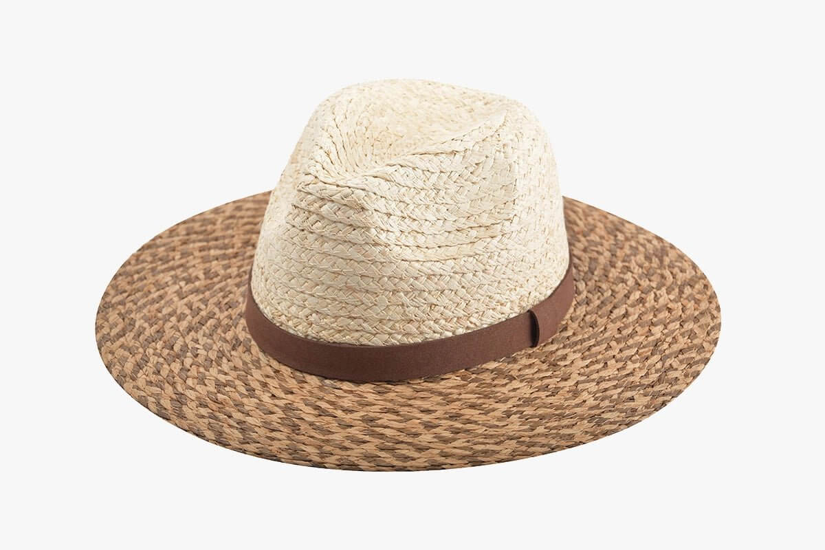 Panama Raffia Hat - Lavender Hills BeautyJen & CoHAT2316 - MLTBR