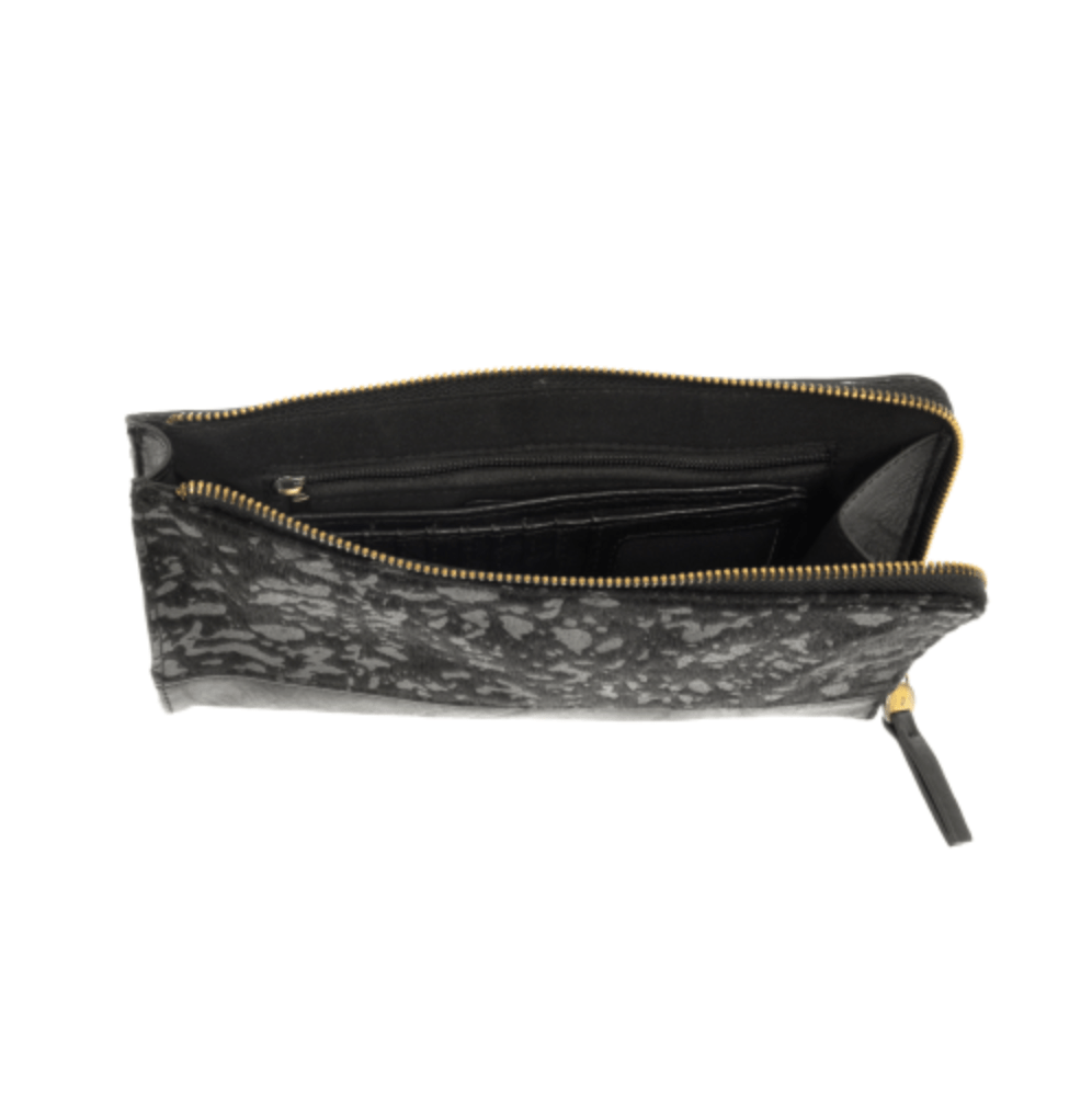 Faux Fur Convertible Wristlet & Wallet - Lavender Hills BeautyJoy SusanL8101-00AB-1