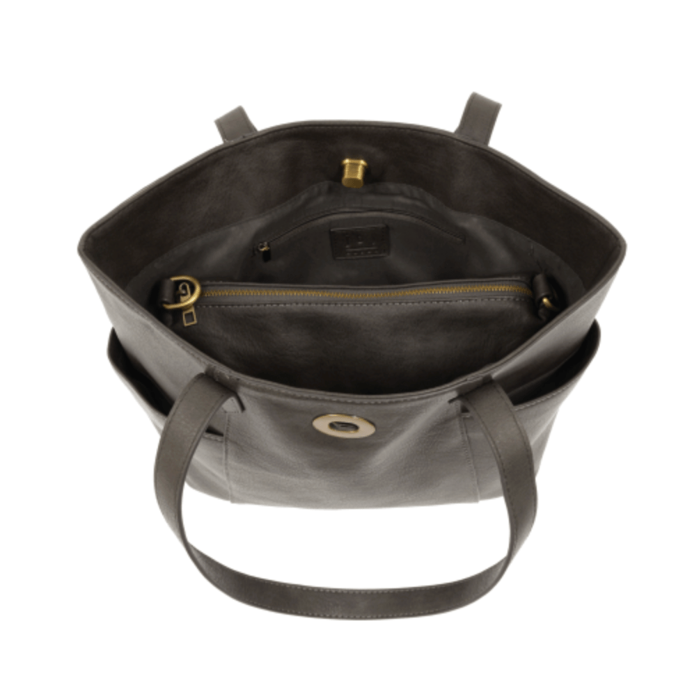 Turnlock Tote Handbag Purse - Lavender Hills BeautyJoy SusanL8144-67