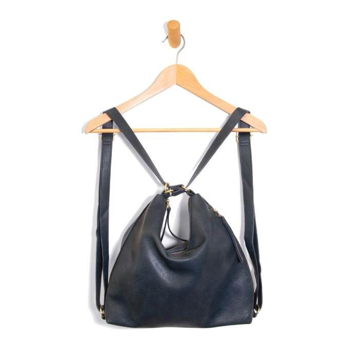 Duo Carryall Convertible Backpack Hobo Purse - Lavender Hills BeautyJoy SusanL8195 - 38