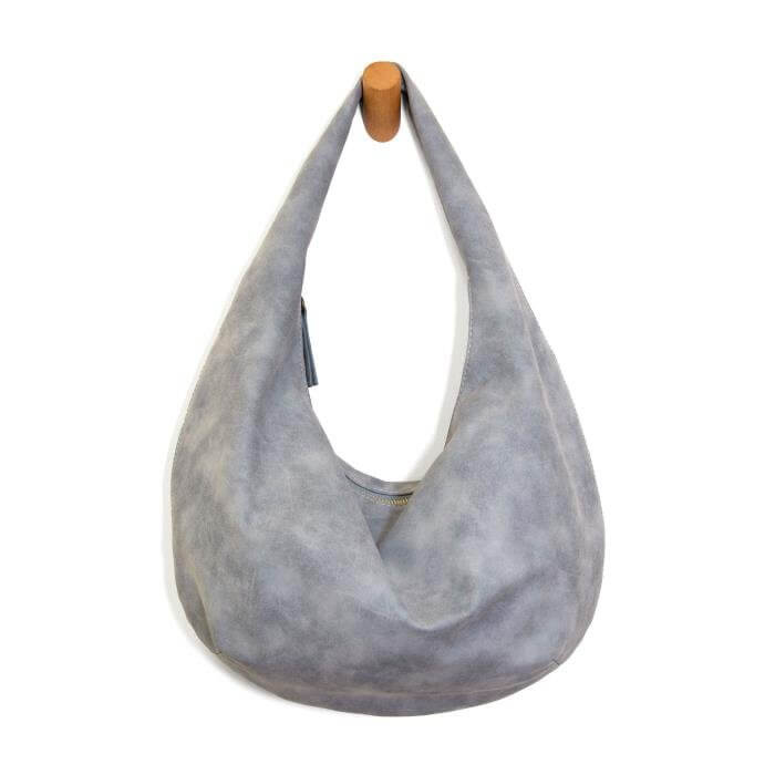 Bianca Soft Crescent Shoulder Bag Purse Handbag - Lavender Hills BeautyJoy SusanL8204 - 10