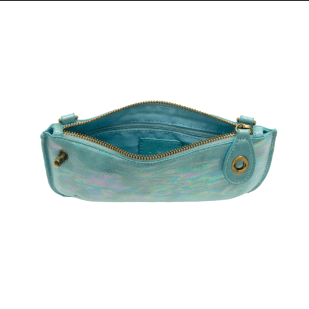 Holographic Mini Wristlet Crossbody Purse Clutch - Lavender Hills BeautyJoy SusanL8228 - 01