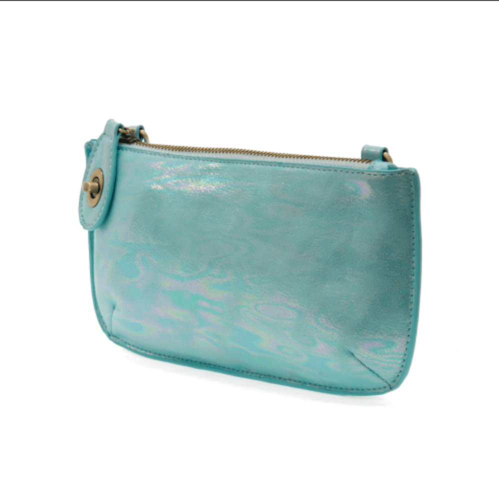 Holographic Mini Wristlet Crossbody Purse Clutch - Lavender Hills BeautyJoy SusanL8228 - 01