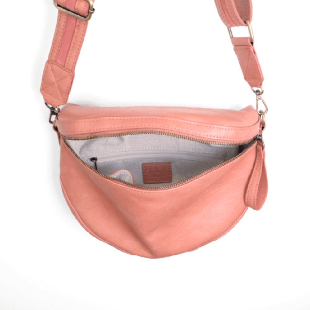 Laura Contrast Strap Sling Belt Bag - Lavender Hills BeautyJoy SusanL8242 - 47