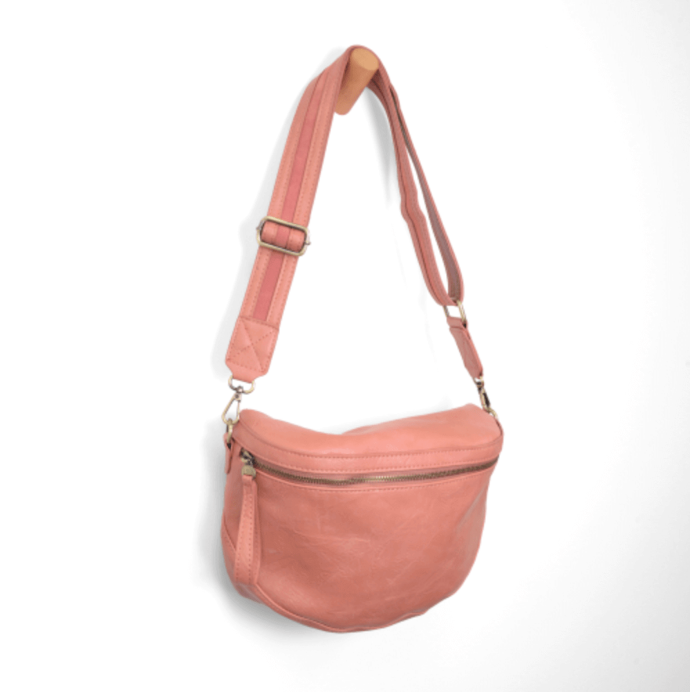 Laura Contrast Strap Sling Belt Bag - Lavender Hills BeautyJoy SusanL8242 - 47