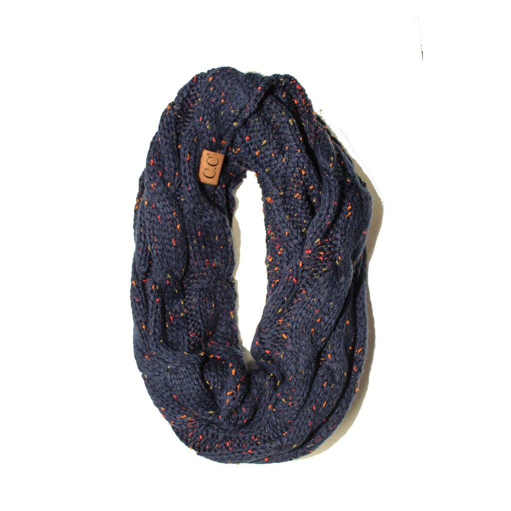 C.C Beanie Flecked Infinity Scarf - Lavender Hills BeautyC.C Beanie