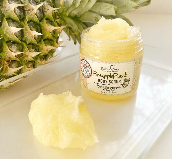 Bella & Bear Pineapple Punch Body Scrub Exfoliator - Lavender Hills BeautyBella & BearLD22SCB200P