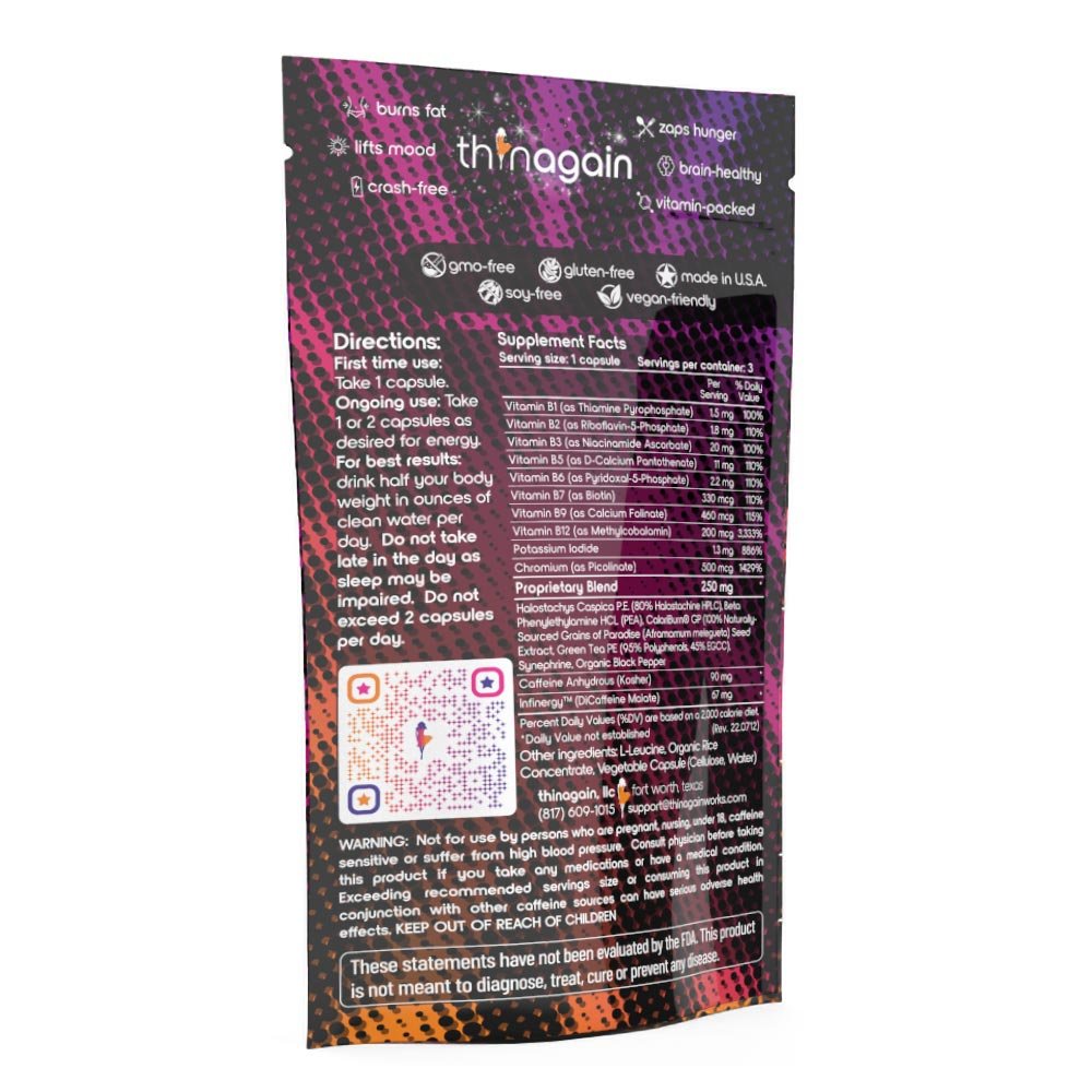 ThinAgain Extra - Strength | Energizing Fat - Burner Supplement - Lavender Hills Beautythinagain