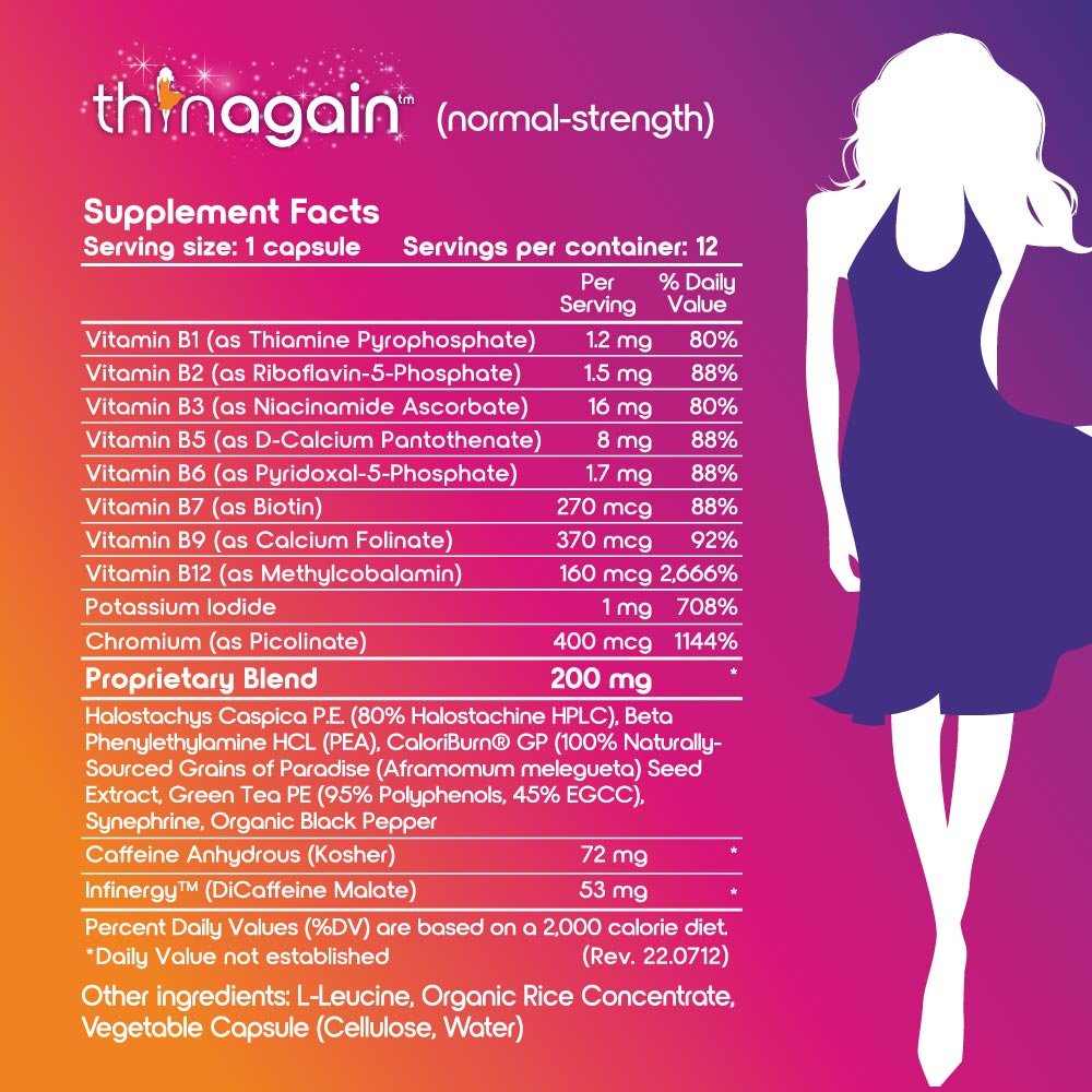 ThinAgain | Energizing Fat - Burner Supplement - Lavender Hills Beautythinagain