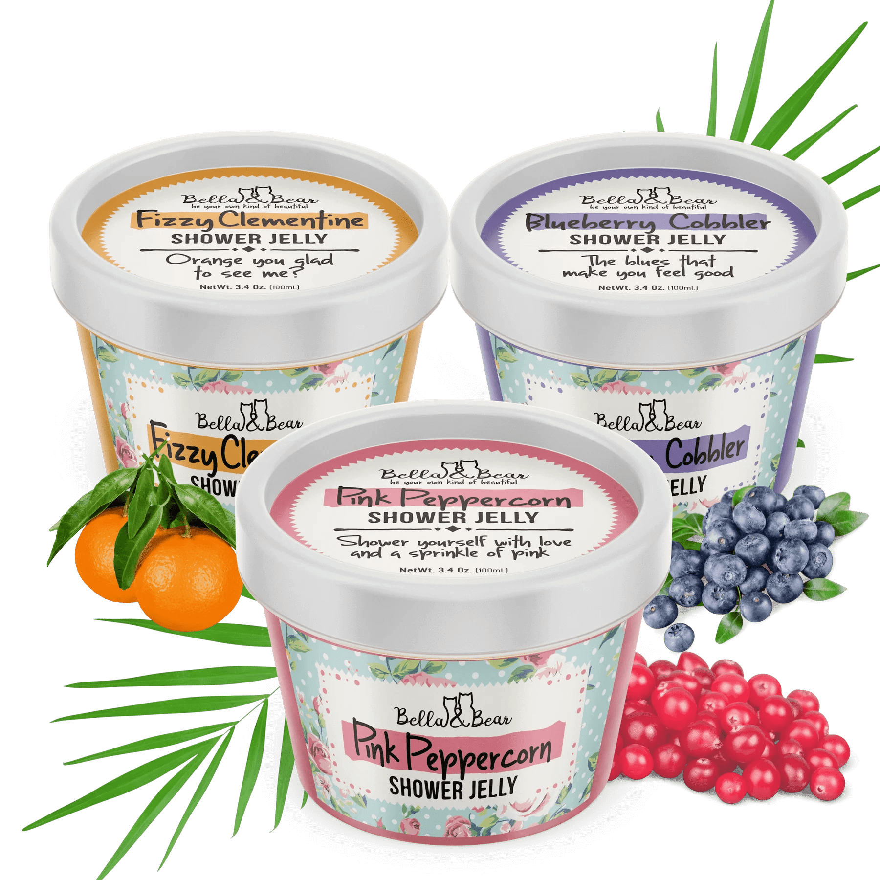 Bella & Bear Tutti Frutti Shower Jelly Gift Set of 3 - Lavender Hills BeautyBella & Bear