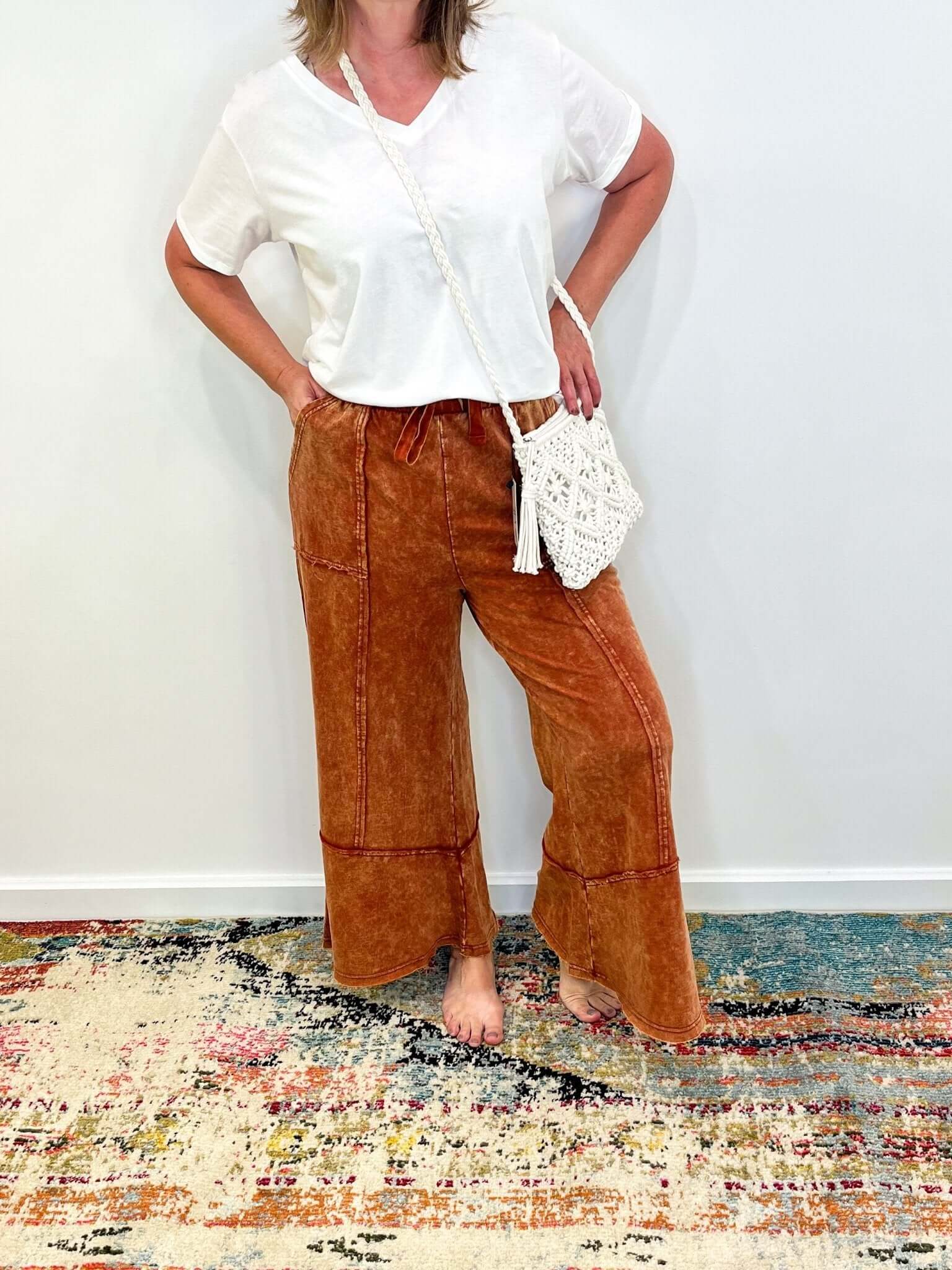 Woven Macrame Shoulder Purse Bag - Lavender Hills BeautyLavender Hills BeautyU - 259 -