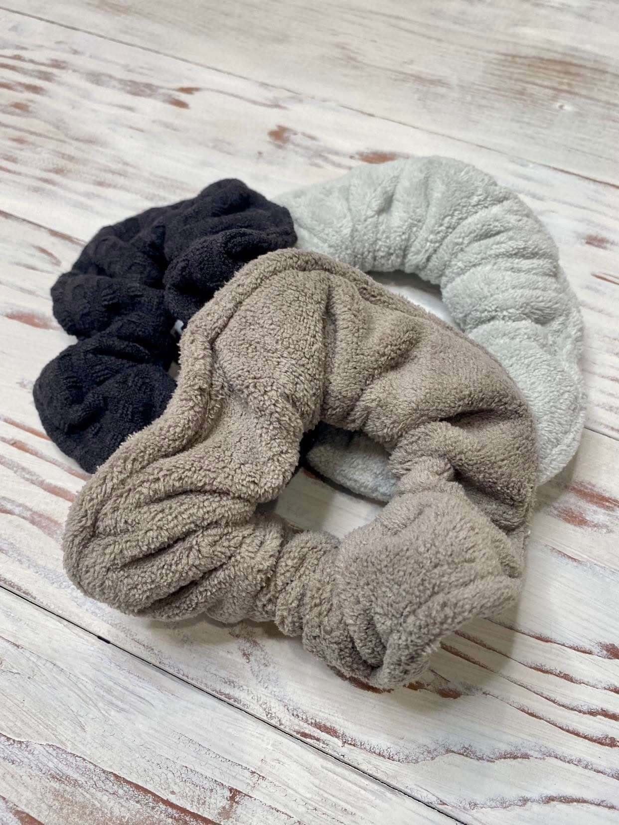 Ultra Soft Oversized Microfiber Hair Drying Scrunchies Lavender Hills Beauty Studio