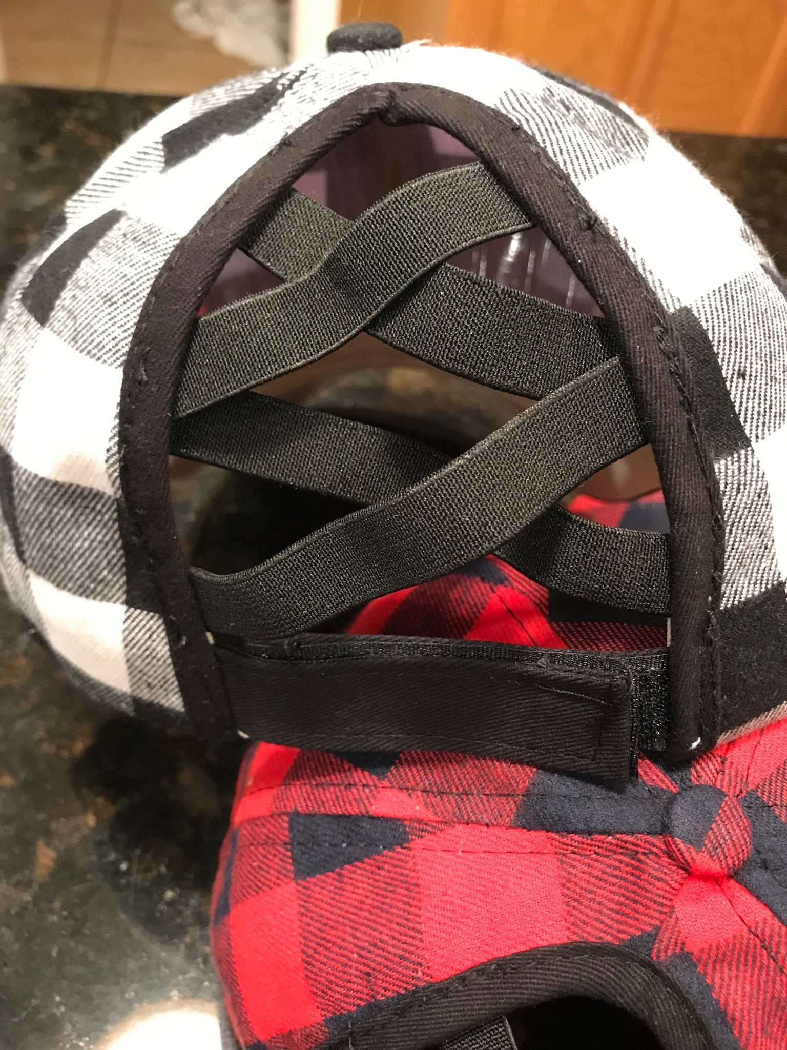 Buffalo Plaid Christmas Baseball Cap/Hat - Lavender Hills BeautyLavender Hills Beauty Studio