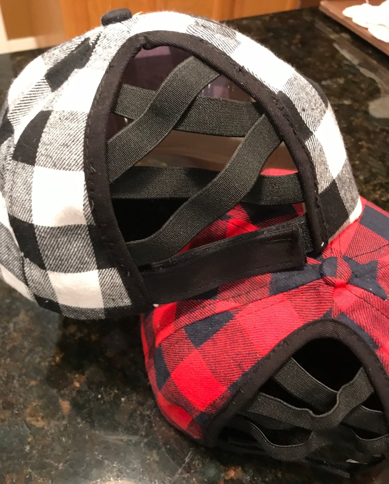 Buffalo Plaid Christmas Baseball Cap/Hat - Lavender Hills BeautyLavender Hills Beauty Studio