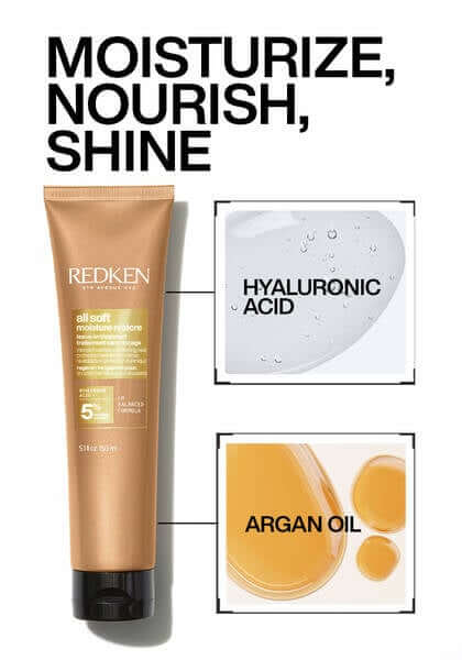 Redken All Soft Moisture Restore Leave-In Treatment with Hyaluronic Acid Redken
