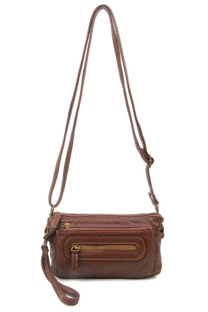 Anita Three Way Crossbody Wristlet Purse - Lavender Hills BeautyAmpere Creations9412B-CBN