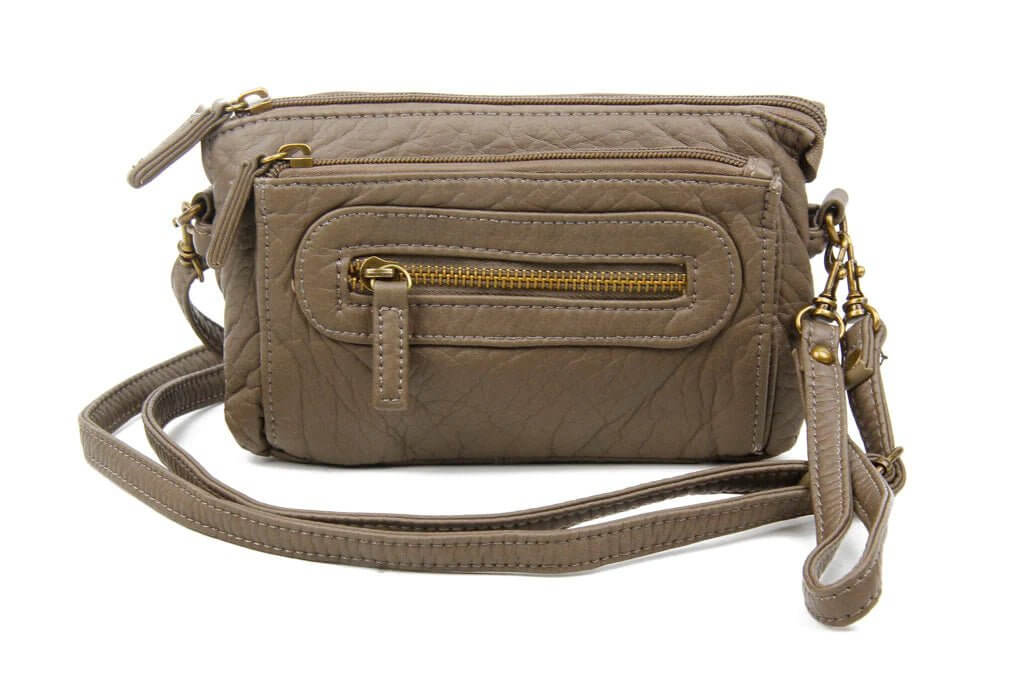 Anita Three Way Crossbody Wristlet Purse - Lavender Hills BeautyAmpere Creations9412B-CGR