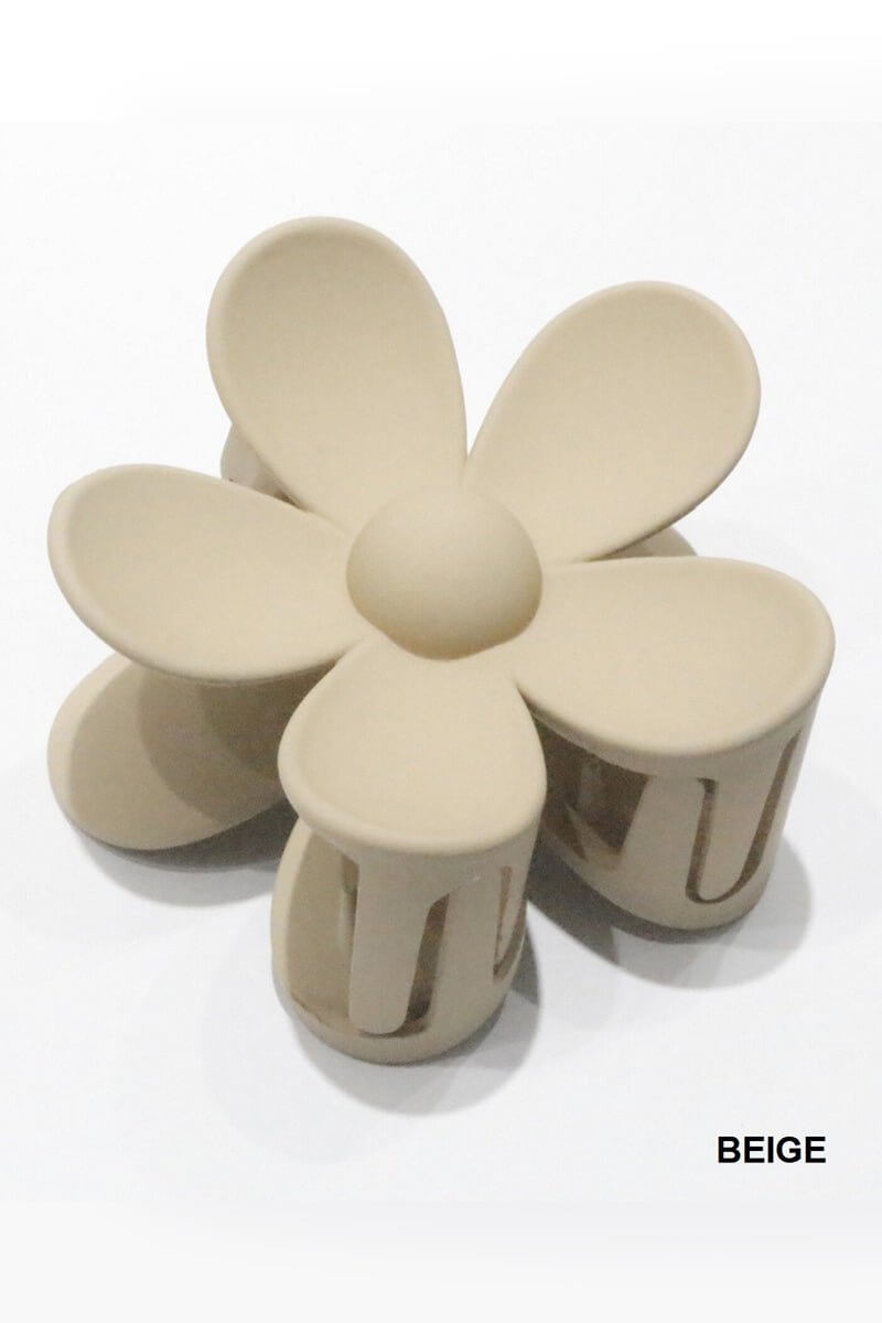 Flower Hair Claw Clip - 3 inch - Lavender Hills BeautyLavender Hills Beauty