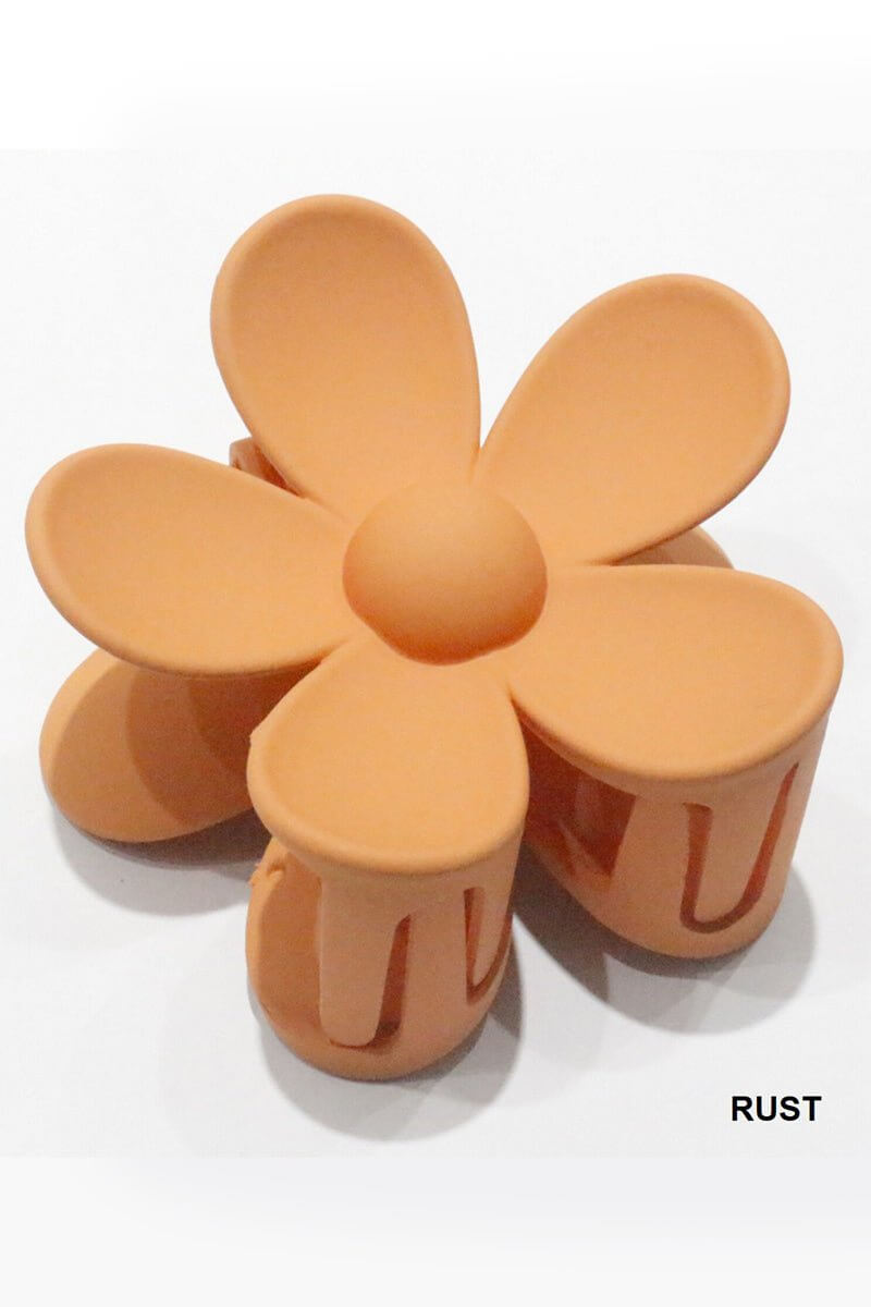 Flower Hair Claw Clip - 3 inch - Lavender Hills BeautyLavender Hills Beauty